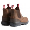 Hunters Drift Brown Leather Occupational Non Safety Dealer Boots Slip On Hunters Drift Brown Leather Occupational Non Safety Dealer Boots Slip On